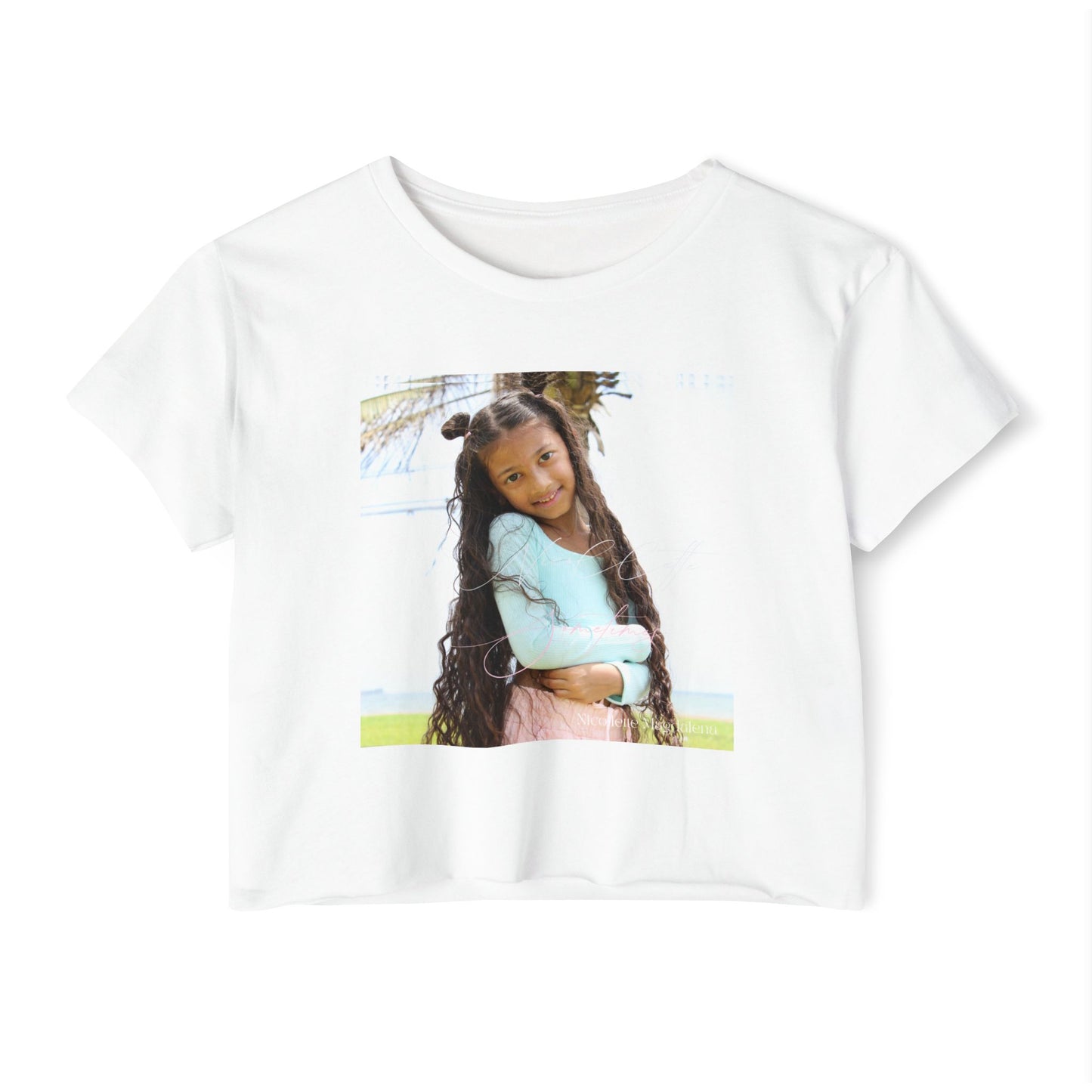 Sometimes - Music Festival Crop Top, Summer Fashion Top, Bohemian Crop Tee, Festival Outfit, Casual Summer Wear, Beach Shirt